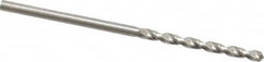 Guhring - #46 130° Cobalt Jobber Drill - Bright Finish, Right Hand Cut, Parabolic Flute, Straight Shank, 1-15/16" OAL, Standard Point - Benchmark Tooling