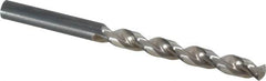 Guhring - 21/64" 130° Cobalt Jobber Drill - Bright Finish, Right Hand Cut, Parabolic Flute, Straight Shank, 4-19/32" OAL, Standard Point - Benchmark Tooling