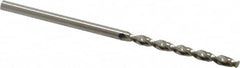 Guhring - 2.25mm 130° Cobalt Jobber Drill - Bright Finish, Right Hand Cut, Parabolic Flute, Straight Shank, 2-3/32" OAL, Standard Point - Benchmark Tooling