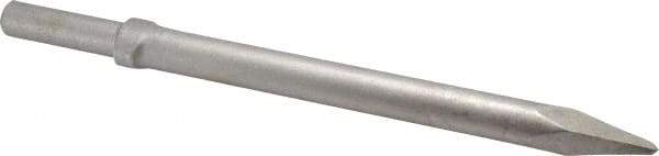 Ingersoll-Rand - 12" OAL, 0.7" Shank Diam, Moil Point Chisel - Round Drive, Round Shank, Steel - Benchmark Tooling