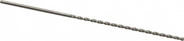 Taper Length Drill Bit: 0.0430″ Dia, 130 ° Bright/Uncoated, RH Cut, Parabolic Flute, Straight Shank, Series 336