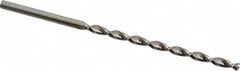 Taper Length Drill Bit: 0.1890″ Dia, 130 ° Bright/Uncoated, RH Cut, Parabolic Flute, Straight Shank, Series 501