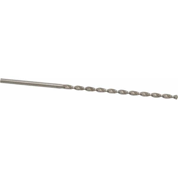 Taper Length Drill Bit: 0.1040″ Dia, 130 ° Bright/Uncoated, RH Cut, Parabolic Flute, Straight Shank, Series 501