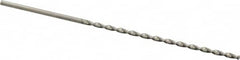 Taper Length Drill Bit: 0.0625″ Dia, 130 ° Bright/Uncoated, 3″ OAL, RH Cut, Parabolic Flute, Cylindrical Shank, Series 501
