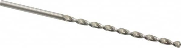 Taper Length Drill Bit: 0.1562″ Dia, 130 ° Bright/Uncoated, RH Cut, Parabolic Flute, Cylindrical Shank, Series 501