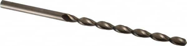 Taper Length Drill Bit: 0.2656″ Dia, 130 ° Bright/Uncoated, RH Cut, Parabolic Flute, Cylindrical Shank, Series 501