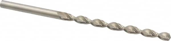Taper Length Drill Bit: 0.2810″ Dia, 130 ° Bright/Uncoated, RH Cut, Parabolic Flute, Cylindrical Shank, Series 501