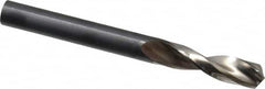 Guhring - 9/32" 130° Parabolic Flute High Speed Steel Screw Machine Drill Bit - Bright Finish, Right Hand Cut, 1-11/32" Flute Length, 2-29/32" OAL, Standard Point, Straight Shank - Benchmark Tooling
