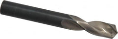 Guhring - 29/64" 130° Parabolic Flute High Speed Steel Screw Machine Drill Bit - Bright Finish, Right Hand Cut, 1-27/32" Flute Length, 3-3/4" OAL, Standard Point, Straight Shank - Benchmark Tooling