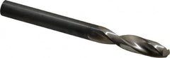 Guhring - 6.9mm 130° Parabolic Flute High Speed Steel Screw Machine Drill Bit - Bright Finish, Right Hand Cut, 1-11/32" Flute Length, 2-29/32" OAL, Standard Point, Straight Shank - Benchmark Tooling