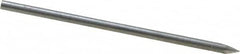 Micro Drill Bit: 0.0032″ Dia, 118 °, Cobalt Bright/Uncoated, 0.984″ OAL, RH Cut, Spiral Flute, Straight-Cylindrical Shank, Series 301