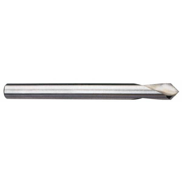 Guhring - 12mm Body Diam, 120°, 102mm OAL, High Speed Steel Spotting Drill - Benchmark Tooling