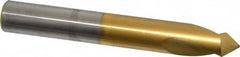 Guhring - 5/8" Body Diam, 90°, 115mm OAL, High Speed Steel Spotting Drill - Benchmark Tooling