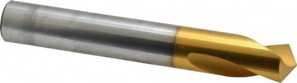 Guhring - 3/4" Body Diam, 120°, 131mm OAL, High Speed Steel Spotting Drill - Benchmark Tooling