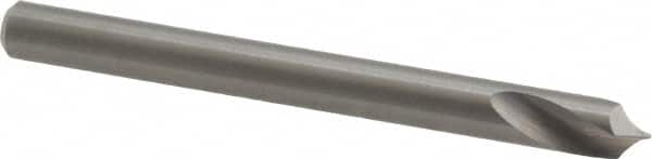 Guhring - 1/4" Body Diam, 90°, 70mm OAL, Solid Carbide Spotting Drill - Benchmark Tooling