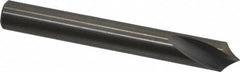 Guhring - 1/2" Body Diam, 90°, 102mm OAL, Solid Carbide Spotting Drill - Benchmark Tooling