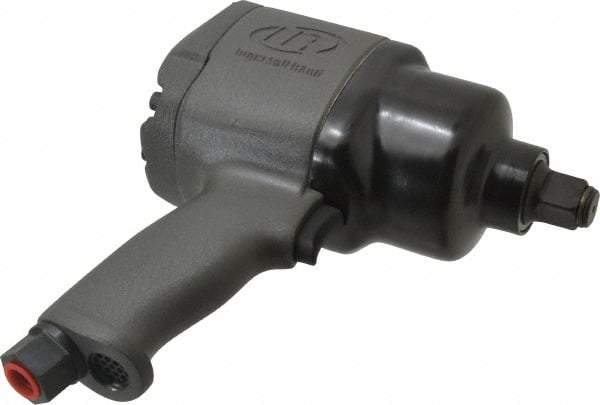 Ingersoll-Rand - 3/4" Drive, 6,000 RPM, 1,250 Ft/Lb Torque Impact Wrench - Pistol Grip Handle, 1,025 IPM, 46 CFM, 3/8" NPT Inlet - Benchmark Tooling