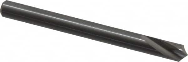 Guhring - 1/4" Body Diam, 120°, 70mm OAL, Solid Carbide Spotting Drill - Benchmark Tooling