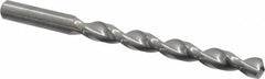 Guhring - 23/64" 130° Solid Carbide Jobber Drill - Bright Finish, Right Hand Cut, Parabolic Flute, Straight Shank, 4-7/8" OAL, Standard Point - Benchmark Tooling