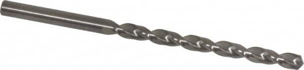 Guhring - #14 130° Solid Carbide Jobber Drill - Bright Finish, Right Hand Cut, Parabolic Flute, Straight Shank, 82.55mm OAL, Standard Point - Benchmark Tooling