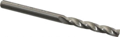 Guhring - #28 150° Solid Carbide Jobber Drill - Bright Finish, Right Hand Cut, Spiral Flute, Straight Shank, 2-3/64" OAL, Standard Point - Benchmark Tooling