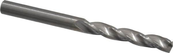 Guhring - 13/64" 150° Solid Carbide Jobber Drill - Bright Finish, Right Hand Cut, Spiral Flute, Straight Shank, 2-7/16" OAL, Standard Point - Benchmark Tooling