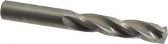 Guhring - 7/16" 150° Solid Carbide Jobber Drill - Bright Finish, Right Hand Cut, Spiral Flute, Straight Shank, 3-3/4" OAL, Standard Point - Benchmark Tooling