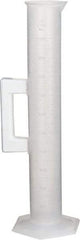 Bel-Art - 1,000 ml Polypropylene Graduated Cylinder - 10 ml Graduation, 2-17/32" Diam x 17-19/64" High - Benchmark Tooling