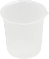 Bel-Art - 100 ml Polypropylene Graduated Beaker - 25 ml Graduation, 2-1/2" Diam x 2-37/64" High - Benchmark Tooling