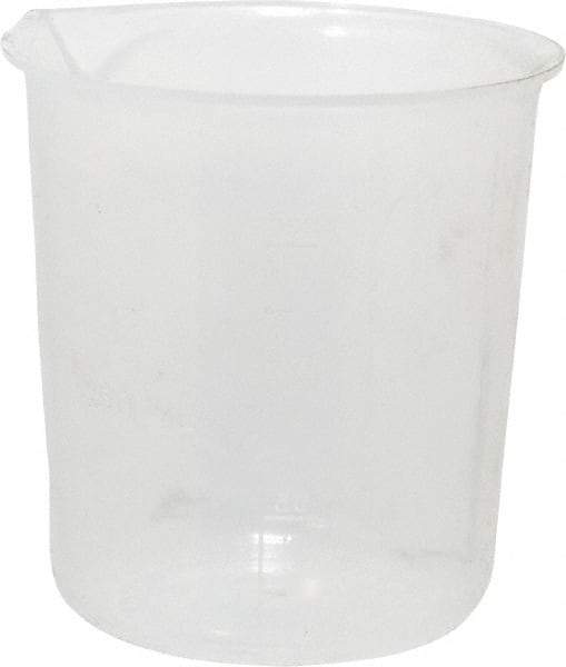 Bel-Art - 150 ml Polypropylene Graduated Beaker - 25 ml Graduation, 2-7/8" Diam x 3-1/64" High - Benchmark Tooling