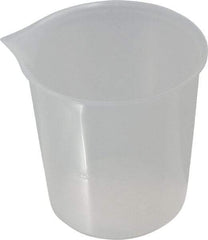 Bel-Art - 250 ml Polypropylene Graduated Beaker - 50 ml Graduation, 3-19/64" Diam x 3-7/16" High - Benchmark Tooling