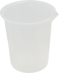 Bel-Art - 400 ml Polypropylene Graduated Beaker - 50 ml Graduation, 3-27/32" Diam x 4-7/16" High - Benchmark Tooling