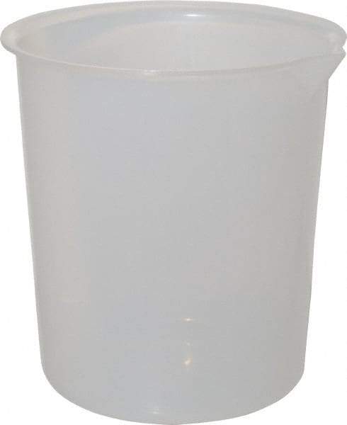 Bel-Art - 4,000 ml Polypropylene Graduated Beaker - 1,000 ml Graduation, 8-29/64" Diam x 9-5/64" High - Benchmark Tooling