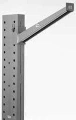 Made in USA - 24 Inches Long, Series 2K Incline Arm - With Lip, 1,200 Lb. Load Limit - Benchmark Tooling