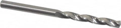 Guhring - #25 150° Solid Carbide Jobber Drill - Bright Finish, Right Hand Cut, Spiral Flute, Straight Shank, 55mm OAL, Standard Point - Benchmark Tooling