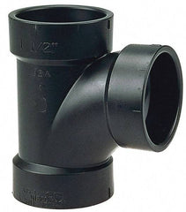 NIBCO - 6", ABS Drain, Waste & Vent Pipe Sanitary Tee - Hub x Hub x Hub - Benchmark Tooling