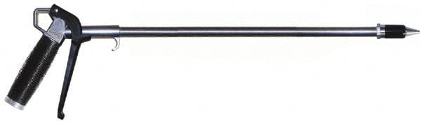 Coilhose Pneumatics - 150 Max psi High Force Aluminum Tip Pistol Grip Blow Gun - 1/4 NPT, 48" Tube Length, Aluminum - Benchmark Tooling