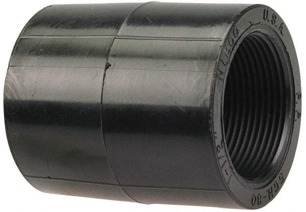 NIBCO - 3/4" Polypropylene Plastic Pipe Coupling - Schedule 80, FPT x FPT End Connections - Benchmark Tooling
