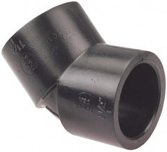NIBCO - 3/4" Polypropylene Plastic Pipe 45° Elbow - Schedule 80, S x S End Connections - Benchmark Tooling