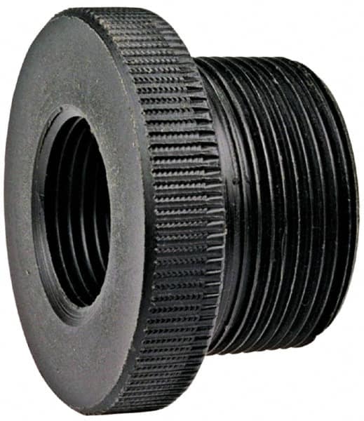 NIBCO - 1-1/4 x 1" Polypropylene Plastic Pipe Flush Reducer Bushing - Schedule 80, MPT x FPT End Connections - Benchmark Tooling