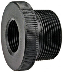 NIBCO - 1-1/4 x 3/4" Polypropylene Plastic Pipe Flush Reducer Bushing - Schedule 80, MPT x FPT End Connections - Benchmark Tooling