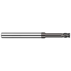 Harvey Tool - Corner Radius & Corner Chamfer End Mills; Mill Diameter (Inch): 5/64 ; Mill Diameter (Decimal Inch): 0.0780 ; End Type: Corner Radius ; Corner Radius (Decimal Inch): 0.0100 ; Number of Flutes: 4 ; Material: Solid Carbide - Exact Industrial Supply