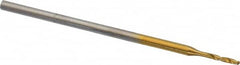 Guhring - 0.0205", 118° Point, Cobalt Micro Drill Bit - Benchmark Tooling