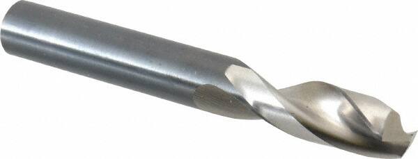 Guhring - 11.5mm 130° Parabolic Flute High Speed Steel Screw Machine Drill Bit - Bright Finish, Right Hand Cut, 47mm Flute Length, 95mm OAL, Standard Point, Straight Shank - Benchmark Tooling