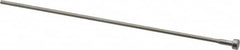 Gibraltar - 3/32" Pin Diam, 1/4" Head Diam x 1/8" Head Height, 6" OAL, Shoulder Ejector Pin - Steel, 5-1/2" Pin Length - Benchmark Tooling