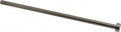 Gibraltar - 7/32" Pin Diam, 13/32" Head Diam x 3/16" Head Height, 6" OAL, Straight Ejector Pin - Steel, 5-13/16" Pin Length - Benchmark Tooling