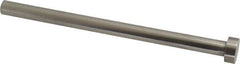 Gibraltar - 3/8" Pin Diam, 5/8" Head Diam x 1/4" Head Height, 6" OAL, Straight Ejector Pin - Steel, 5-3/4" Pin Length - Benchmark Tooling