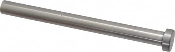 Gibraltar - 1/2" Pin Diam, 3/4" Head Diam x 1/4" Head Height, 6" OAL, Straight Ejector Pin - Steel, 5-3/4" Pin Length - Benchmark Tooling