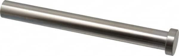 Gibraltar - 5/8" Pin Diam, 7/8" Head Diam x 1/4" Head Height, 6" OAL, Straight Ejector Pin - Steel, 5-3/4" Pin Length - Benchmark Tooling