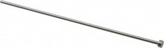 Gibraltar - 7/64" Pin Diam, 1/4" Head Diam x 1/8" Head Height, 6" OAL, Hard Core Pin - Steel, 5-7/8" Pin Length - Benchmark Tooling